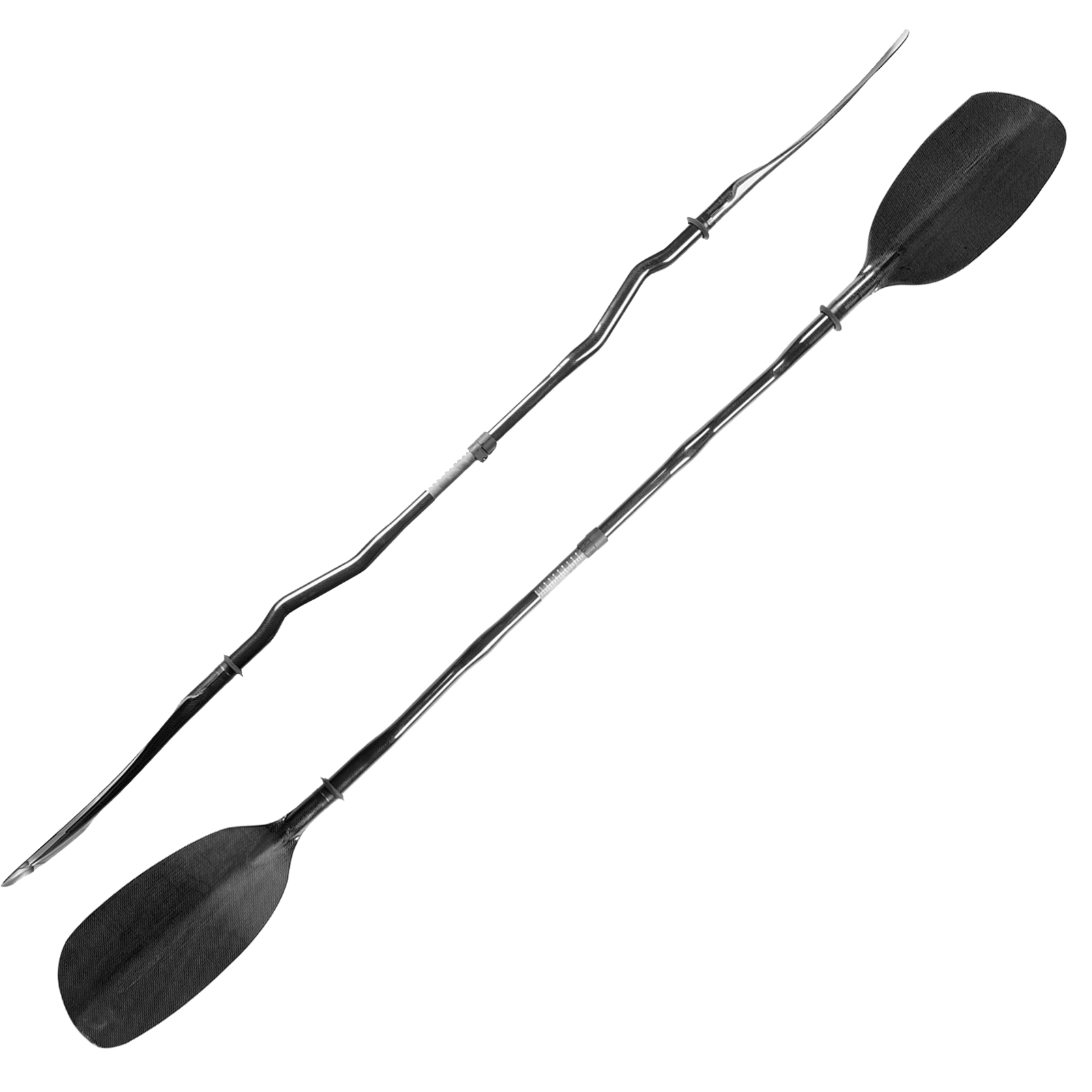 Kayak Paddle Carbon - Su sporları için bükülmüş şaftlı tam