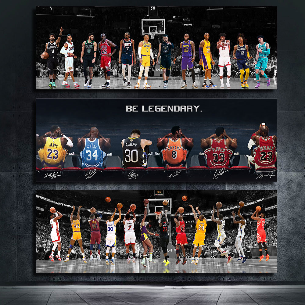 Aqua Sports Club - Basketbol spor j-james c-köri Poster Ja