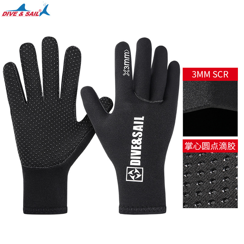 Wetsuit 3Mm Neoprene - 3MM neopren dalış eldiveni rahat Handguards