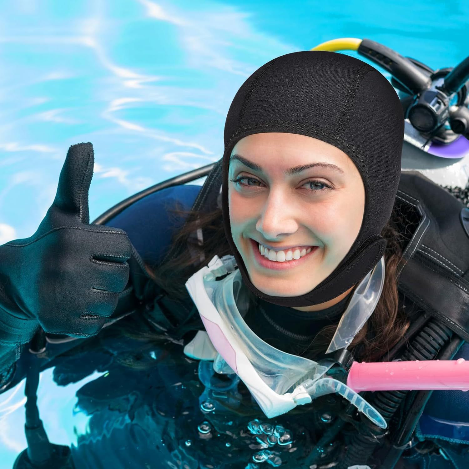 Tüplü Dalış Hood Yüzme Kap 3mm - Wetsuit 3Mm Neoprene incelemesi ve fiyatı