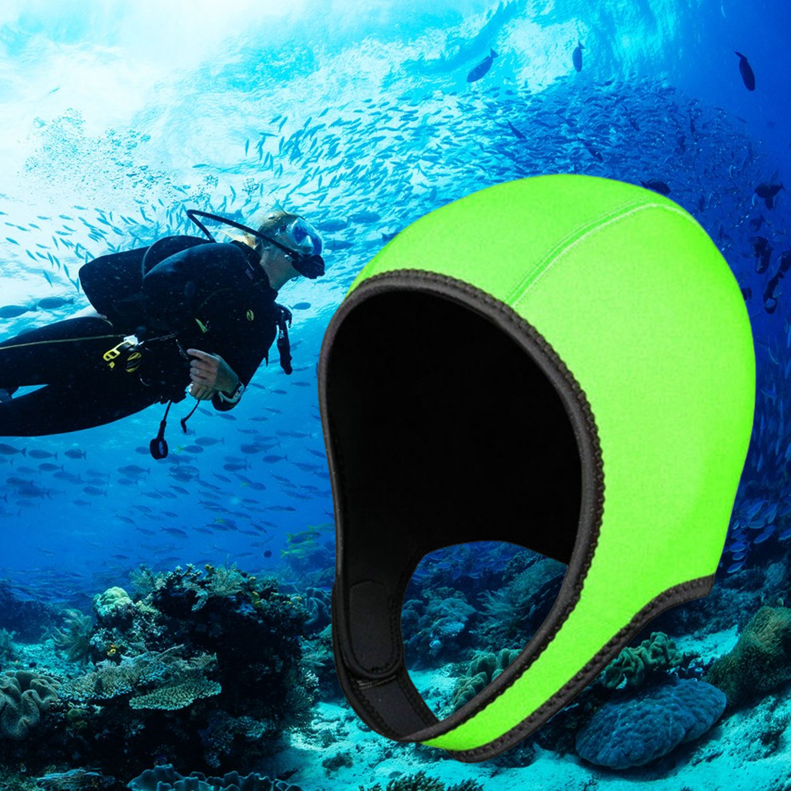Tüplü Dalış Hood Yüzme Kap 3mm - Wetsuit 3Mm Neoprene incelemesi ve fiyatı