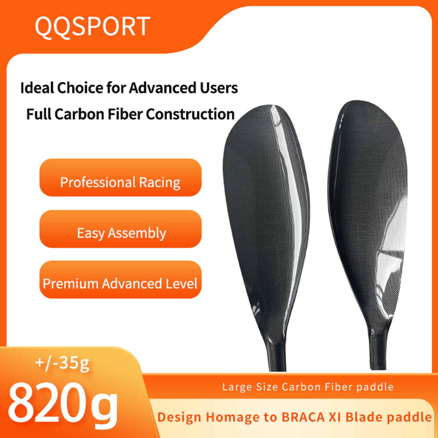 QQSPORT kürek, Karbon Fiber ka - Kayak Paddle Carbon incelemesi ve fiyatı